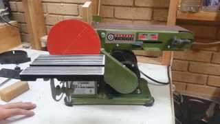 Harbor Freight Belt Disc Sander Central Machinery [upl. by Schumer]