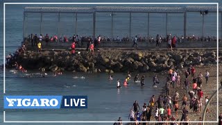 🔴 Espagne 6000 migrants arrivent du Maroc en 24h un record [upl. by Lartnom]