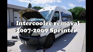 20072009 Sprinter Intercooler removal boost leak test [upl. by Yerbua88]