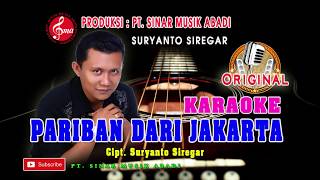 KARAOKE PARIBAN DARI JAKARTA [upl. by Leidgam]