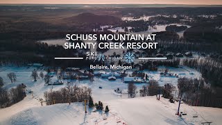 Schuss Mountain at Shanty Creek Resort  Ski Pure Michigan [upl. by Ahseined209]