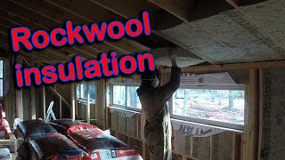 Installing Rockwool insulation in our house [upl. by Davies880]