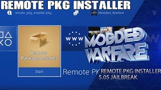 PS4 Remote Package Installer Tutorial 505 Jailbreak [upl. by Ivets473]