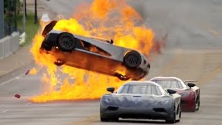 Top 10 Movie Car Crashes [upl. by Mascia]