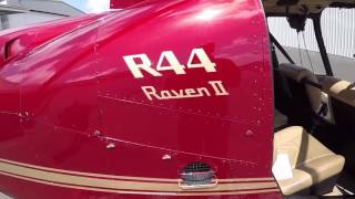 Robinson R44 Raven Pre Flight [upl. by Woods]