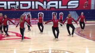 Zoe on the GoSaginaw Valley State University Dance Team DANCE CLINIC [upl. by Drapehs]