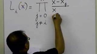 Chapter 0504 Lesson Lagrangian Interpolation  Theory [upl. by Dyann227]