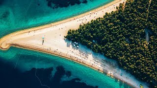 La più bella della Croazia il Corno Doro Zlatni rat  Bol beach [upl. by Wetzel]