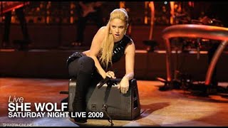 Shakira  She Wolf Live  Saturday Night Live 2009 [upl. by Llednahc]