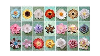 Paper Flowers Tutorial [upl. by Osmund]