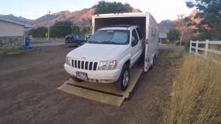 Enclosed Car Trailer Winch Install [upl. by Aneetak]