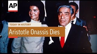 Aristotle Onassis Dies  1975  Today In History  15 Mar 17 [upl. by Nomi187]