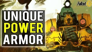 Fallout 76  HOW TO GET UNIQUE EXCAVATOR POWER ARMOR Fallout 76 Secrets [upl. by Nirrek]