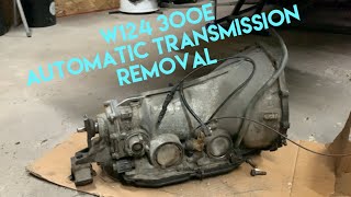 Mercedes Benz w124 300E Automatic transmission replacement [upl. by Kcirederf]