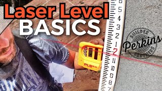 Laser Level Basics  How To use a laser level [upl. by Airlee]