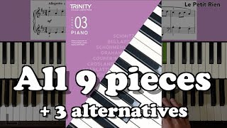 TRINITY Grade 3 Piano 20182020 All 9 Pieces [upl. by Leshia78]