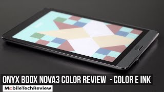 Onyx Boox Nova3 Color Review  Color EInk [upl. by Aikahc]