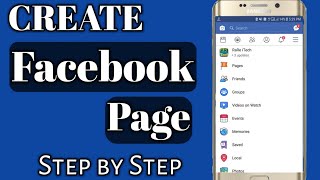 How to Create Facebook Page Easily [upl. by Negris]