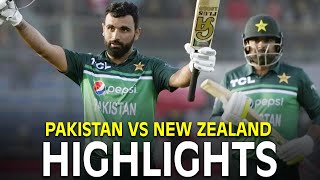 Highlights  Pakistan vs New Zealand  ODI  PCB  MZ2K [upl. by Sivehc]