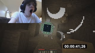 Minecraft 116 Speedrun 112 WORLD RECORD [upl. by Alliuqat]