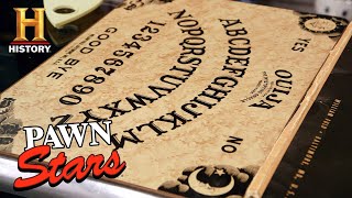 Pawn Stars Chumlee Foresees a Ouija Board Deal Season 17  History [upl. by Ellesirg472]