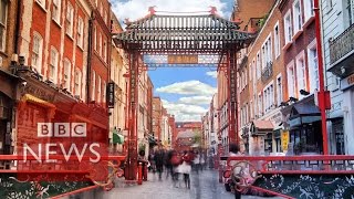 Inside Londons Chinatown 360 video  BBC News [upl. by Adnarem]