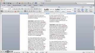 How To Create Columns In Microsoft Word [upl. by Keslie]