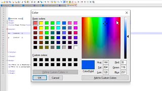 How to add Color picker in Notepad [upl. by Carmencita]