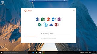 Install Office 2016 On Windows 10 [upl. by Dettmer]