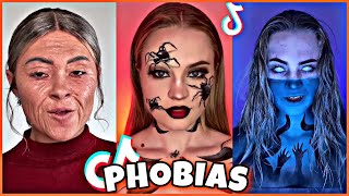 Makeup Inspired By PHOBIAS  Tiktok Compilation [upl. by Henigman]