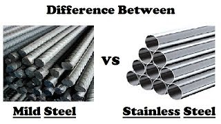 Mild Steel vs Stainless Steel [upl. by Neelia]