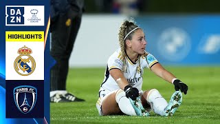 HIGHLIGHTS  Real Madrid vs Paris FC UEFA Womens Champions League 202324 Matchday 4 [upl. by Rochelle]