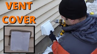 Dryer Vent Cover Installation [upl. by Philips]