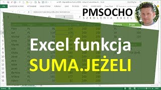 EXCEL  Funkcja SUMAJEŻELI [upl. by Seeto]