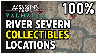 Assassins Creed Valhalla  River Severn All Collectibles River Raids [upl. by Aevin]