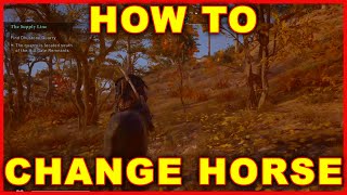 Assassins Creed Valhalla How to Change Mount Horse amp Wolf [upl. by Devol]