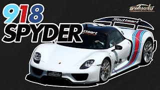 PORSCHE 918 SPYDER  VOLTA RÁPIDA COM RUBENS BARRICHELLO 67  ACELERADOS [upl. by Aneerehs75]