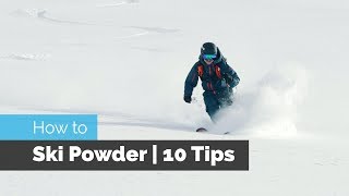 How to Ski Powder  10 Tips [upl. by Eveam]