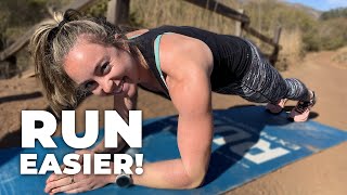 10 Minutes to Easier Running  Follow Along Core Strength [upl. by Thaine]