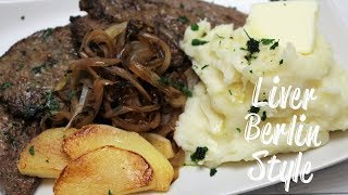 Berlin Style Fried Liver With Apples amp Onions [upl. by Suivatnod]