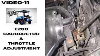 EZGO Golf Cart Throttle Adjustment A Quick amp Easy Guide [upl. by Haras419]