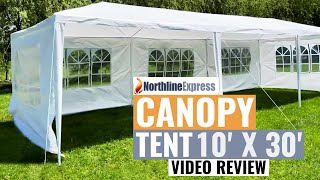 Northline Express Canopy Tent 10 x 30 [upl. by Lennor]