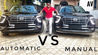 Hyundai Creta 2020 Automatic VS Manual Comparison  Black Edition [upl. by Terry]