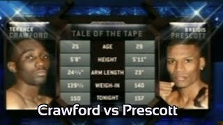 FULL Fight  Terence Crawford vs Breidis Prescott March 30 2013 Buds Breakout fight [upl. by Piotr]