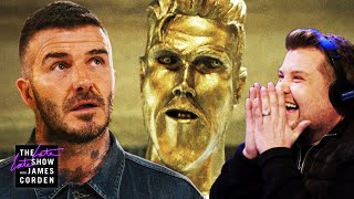 The David Beckham Statue Prank [upl. by Aserehc979]