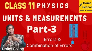 Units and Measurements Class 11  Chapter 2 Physics  CBSE JEE NEET Part3 [upl. by Neehar692]