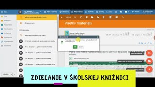 Ako zdieľať materiály v školskej knižnici EDUPAGE [upl. by Aire872]