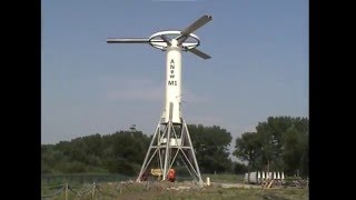 VAWT 200kW Vertical Wind Turbine Installation [upl. by Dlorrej418]