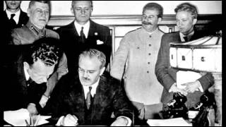 23rd August 1939 NaziSoviet Pact signed by Molotov and Ribbentrop [upl. by Octavla]