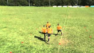 Rugby Drills  Pass amp Pop [upl. by Mignon]